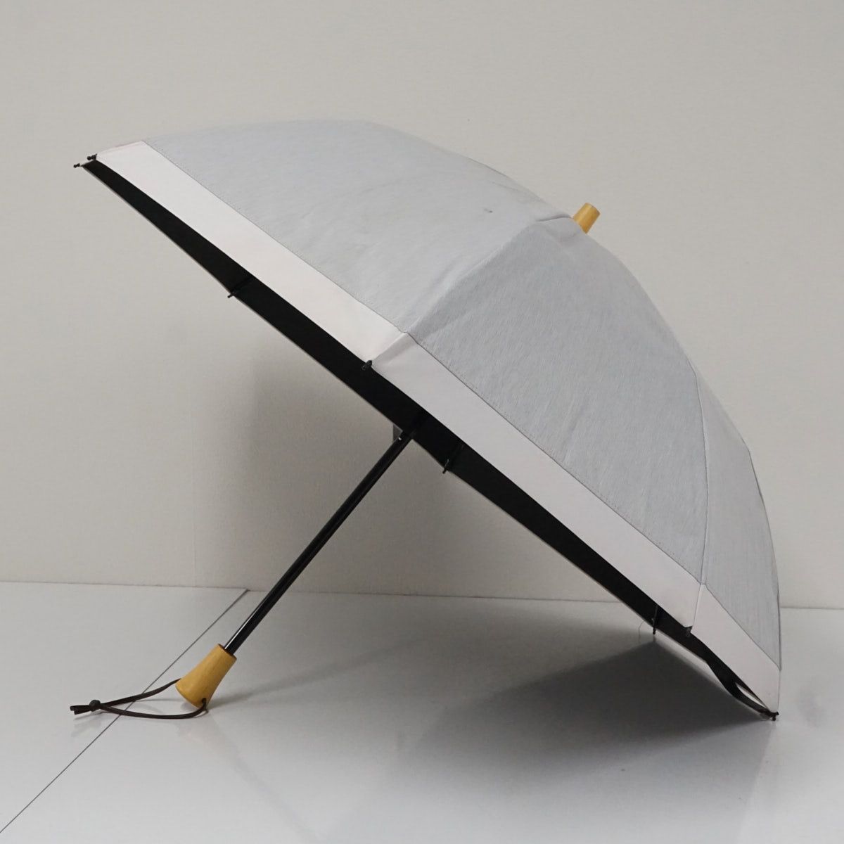 折りたたみ日傘 サンバリア100 完全遮光折日傘 USED品 2段 コンビmoku