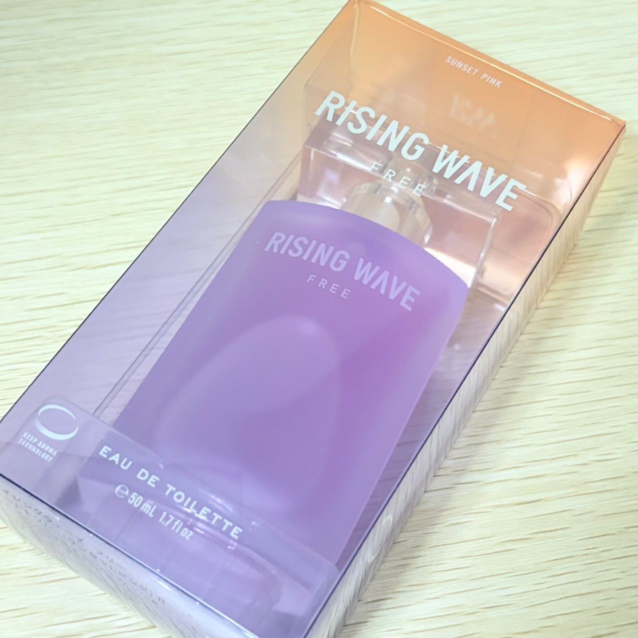 新品未使用未開封 ライジングウェーブ フリー サンセットピンク
