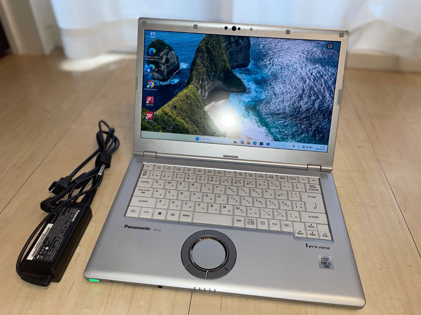 Laptop Windows 11 Used High Spec Panasonic Let's Note CF-LV9 10th Generation Corei5 16GB SSD256GB Same Day Shipment _390
