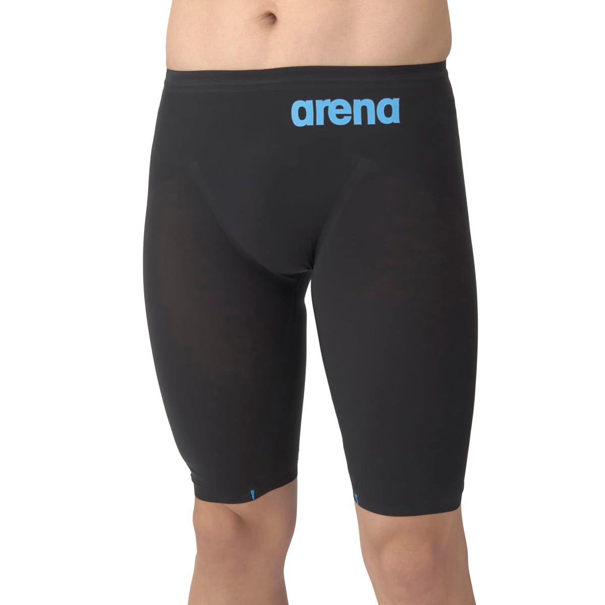 【WA承認】 arena(アリーナ) 競泳水着 レース用 メンズ 【AQUAFORCE STORM MF】 Lサイズ ねじり構造 布帛素材 トップモ [ブラック×ブルー(BKBL)] [AQUAFORCE STORM MF (MOTION FREE)] [L]