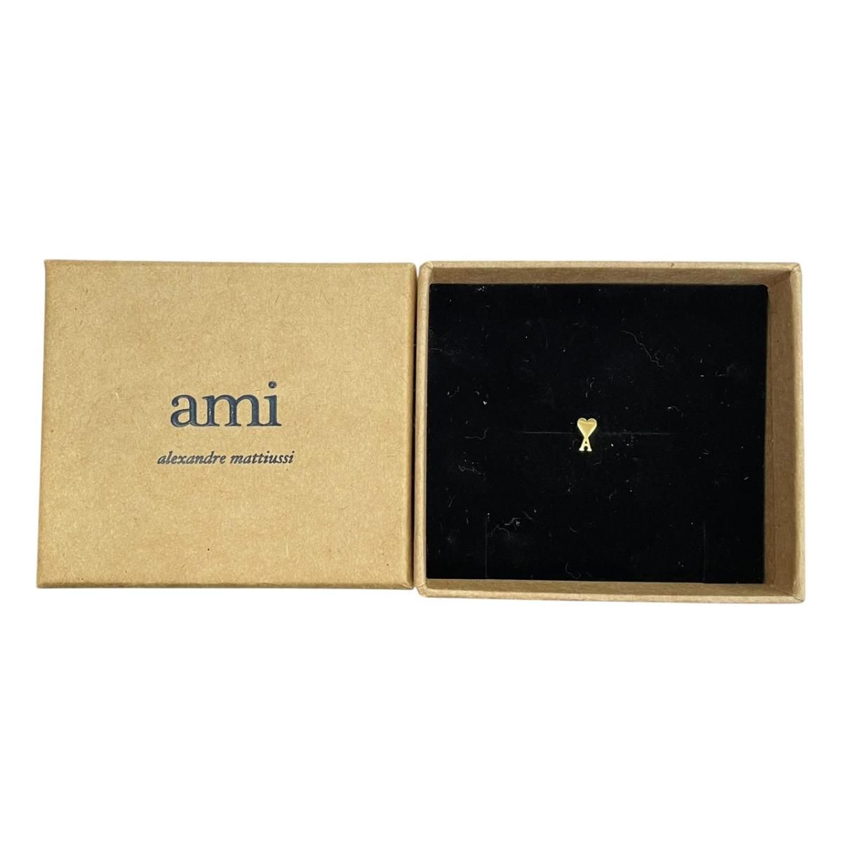 ☆アミパリス ピアス A ハート ゴールド金具 片耳 アクセサリー AMI