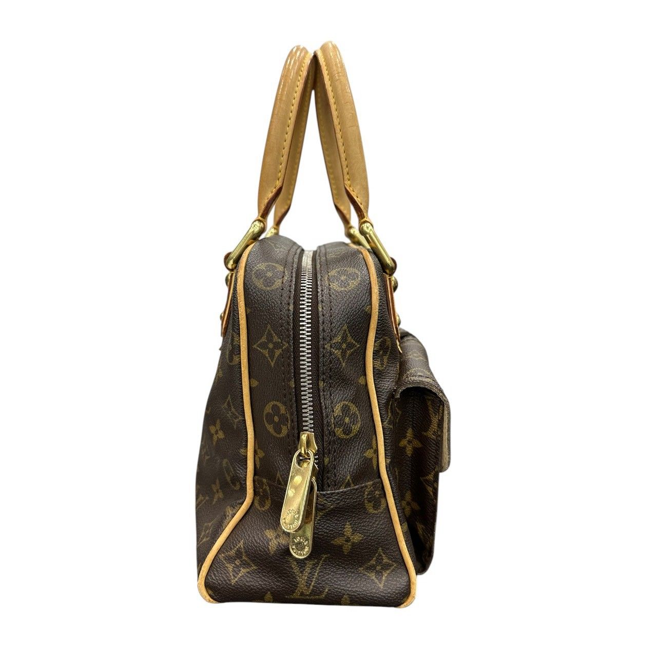 LOUIS VUITTON ルイヴィトン モノグラム マンハッタンPM ブラウン