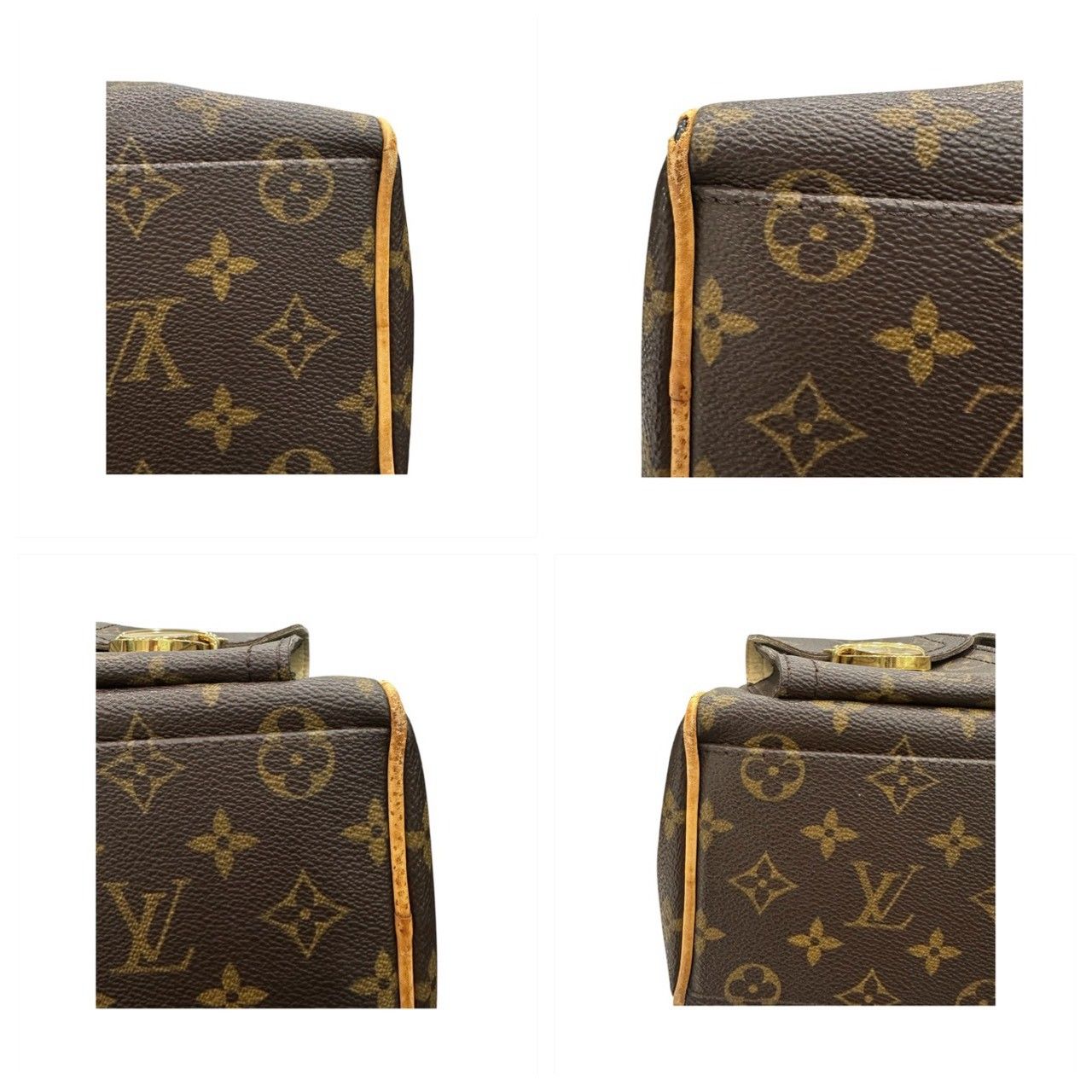 LOUIS VUITTON ルイヴィトン モノグラム マンハッタンPM ブラウン