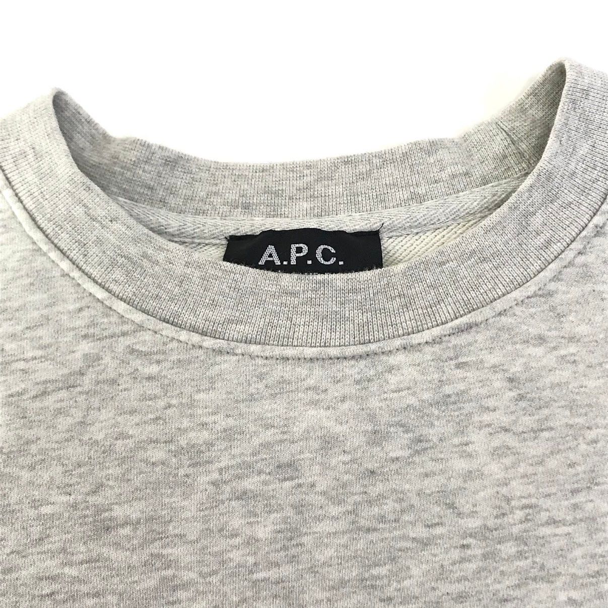 倉吉店】 中古 A.P.C | アーペーセー スウェット ワンポイントロゴ刺繍