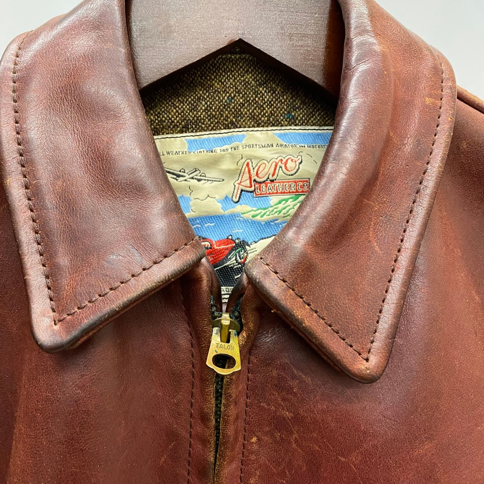 エアロレザー Aero Leather ハイウェイマン ホースハイド ジャケット