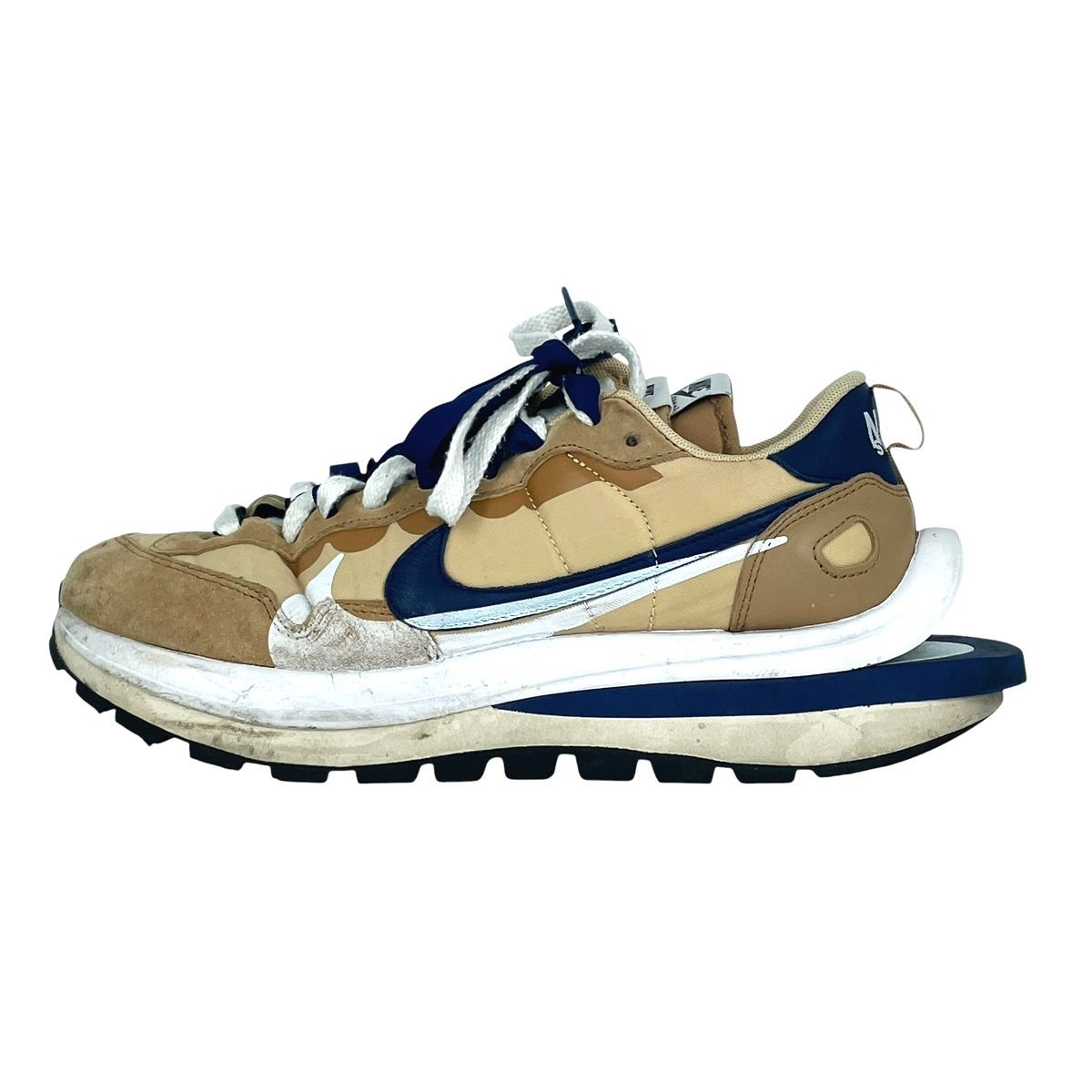 [Used] NIKE Nike Sacai Vapor Waffle Sesame and Blue Void Sakai Vapor Waffle Sesame and Blue Void Sneakers DD1875-200 Low Cut 27cm Mens 26000446 AO
