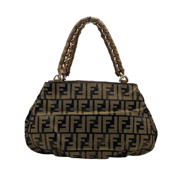 ○ フェンディ FENDI チェーンショルダーバッグ ハンドバッグ ズッカ柄 