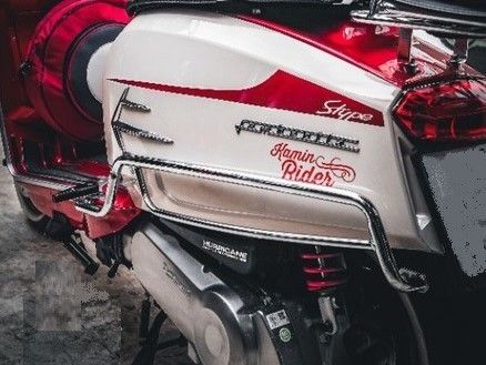 ランブレッタ V125 V200 リアバンパー 受注製造