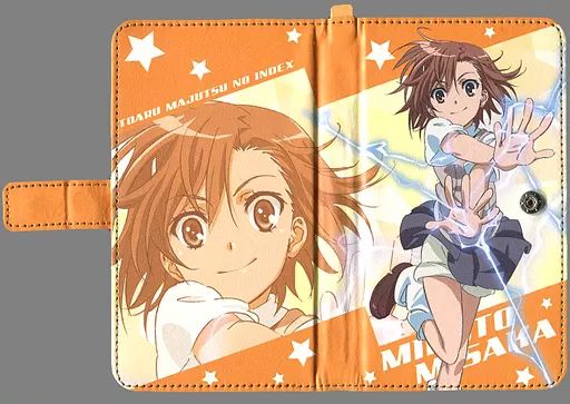 [Used] Cell Phone Jacket/Cover Misaka Mikoto Notebook Type Smartphone Cover “A Certain Magical Index III”