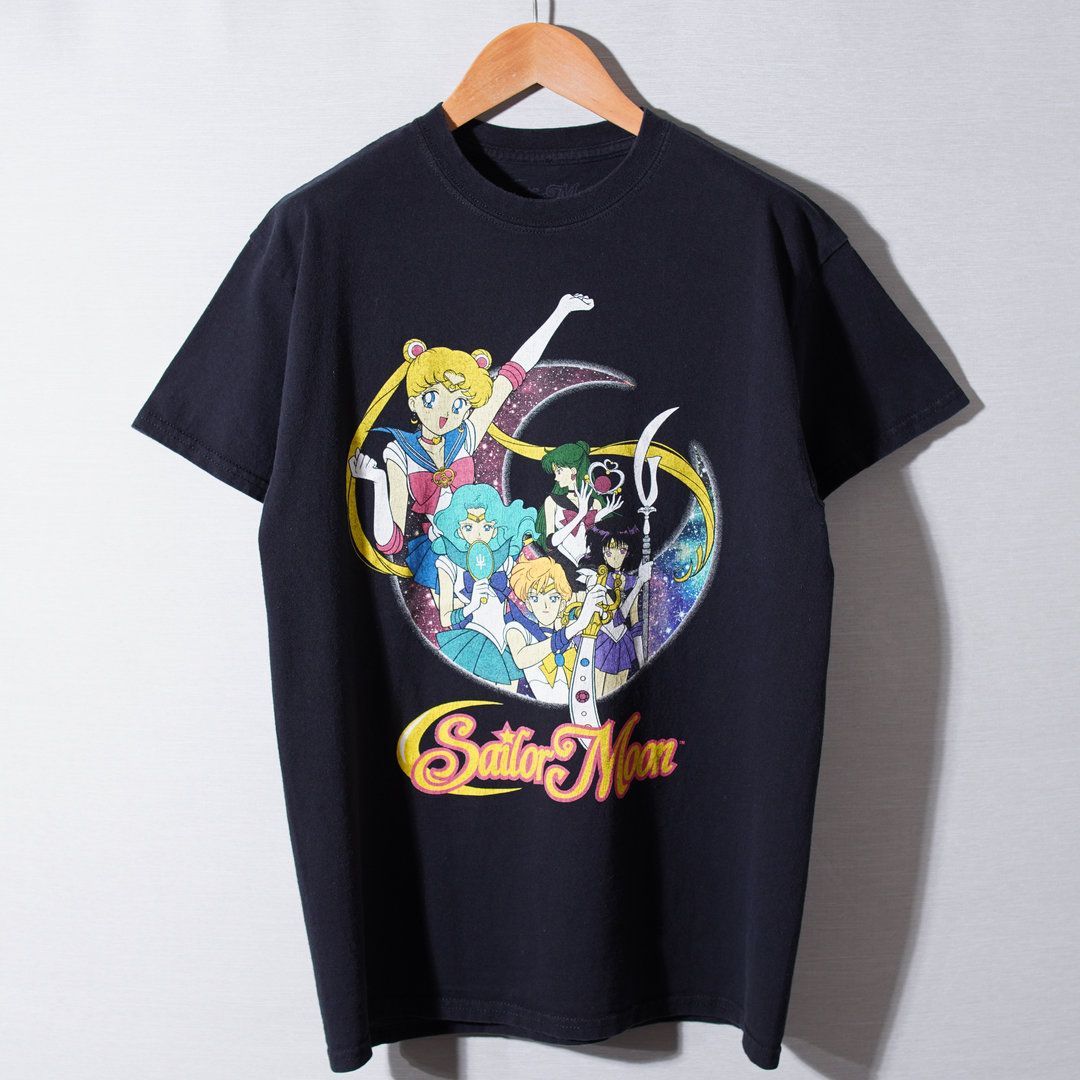 美少女戦士 セーラームーン Sailor Moon Tシャツ M ブラック 月野