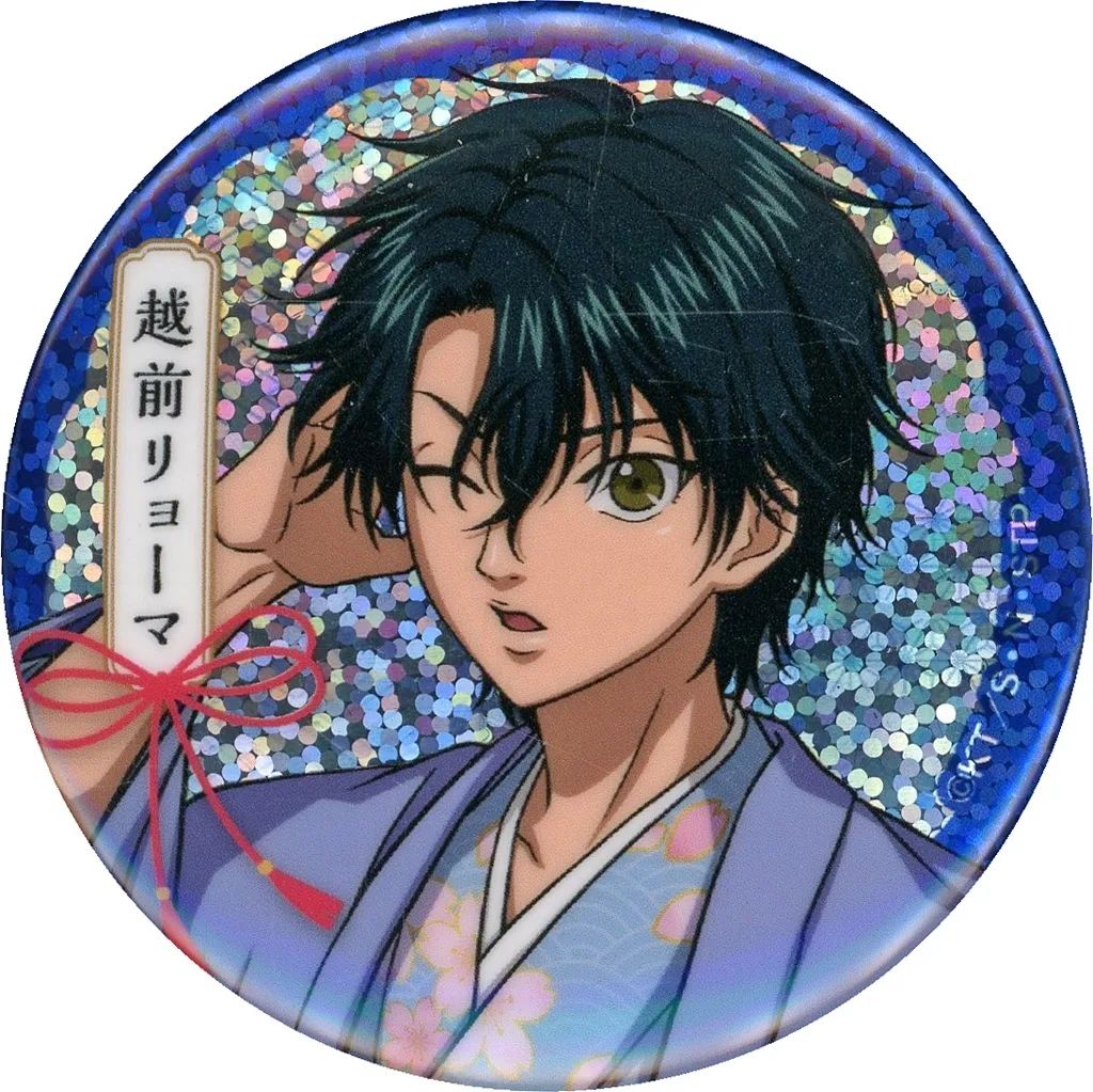 [Used] Badge Pins Echizen Ryoma “New Prince of Tennis Trading Hologram Can Badge” AnimeJapan 2026 Merchandise