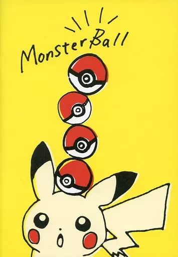 [Used] Notebook/ Memo Pad Pikachu A5 Notebook Pikachu Drawing Yellow “Pokemon” Pokemon Center Limited