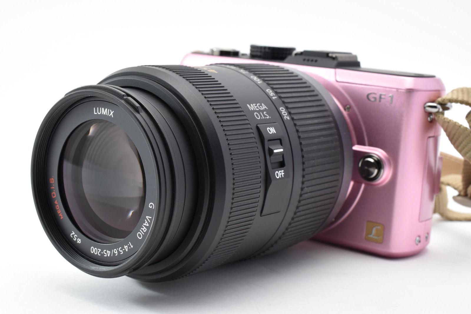 ☆極美品☆ Panasonic LUMIX DMC-GF1 ボディ ピンク / G VARIO 45-200