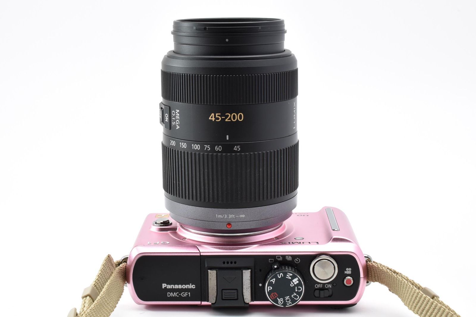 ☆極美品☆ Panasonic LUMIX DMC-GF1 ボディ ピンク / G VARIO 45-200