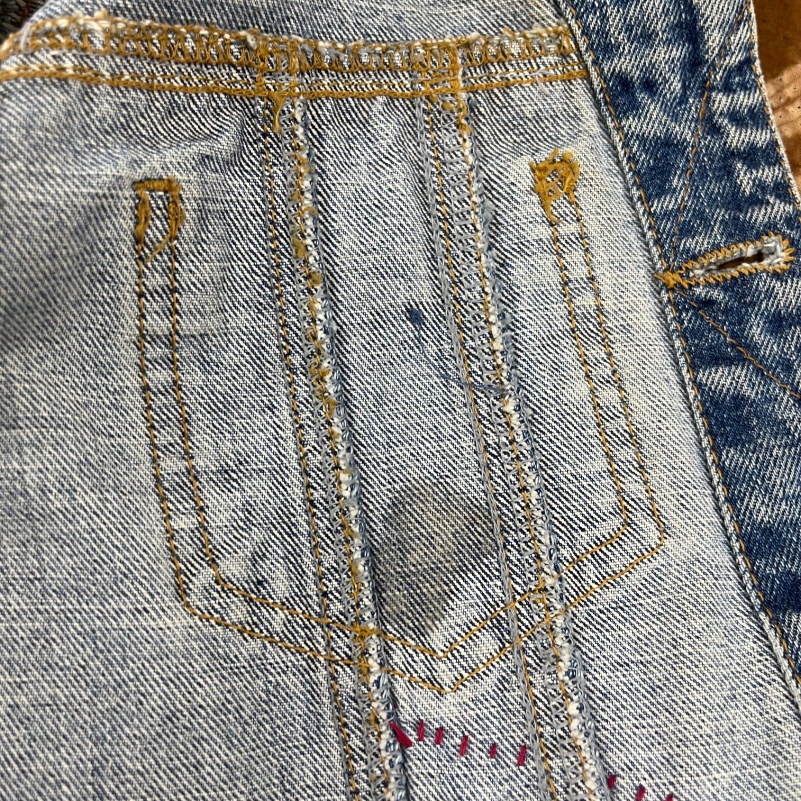 ANNA SUI 刺繍 デニムジャケット Gジャン - メルカリ