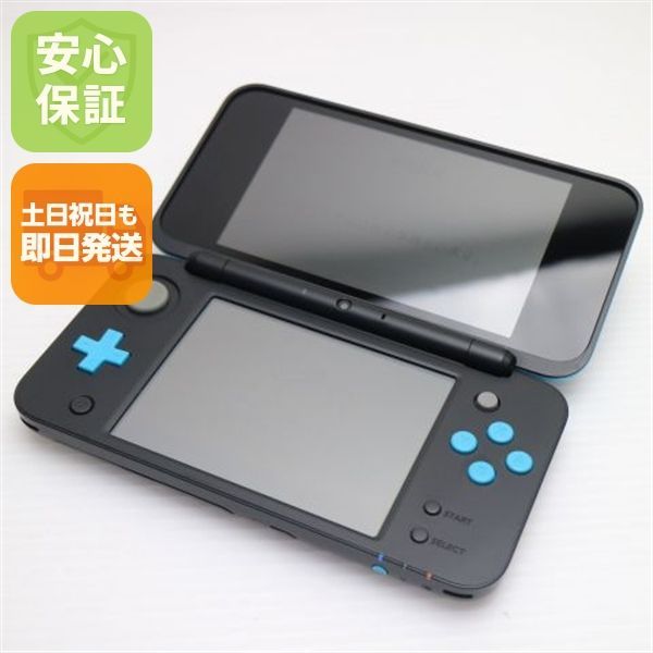良品中古 NEWニンテンドー2DS LL ブラック×ターコイズ 即日発送 2DS NINTENDO 本体 土日祝発送OK