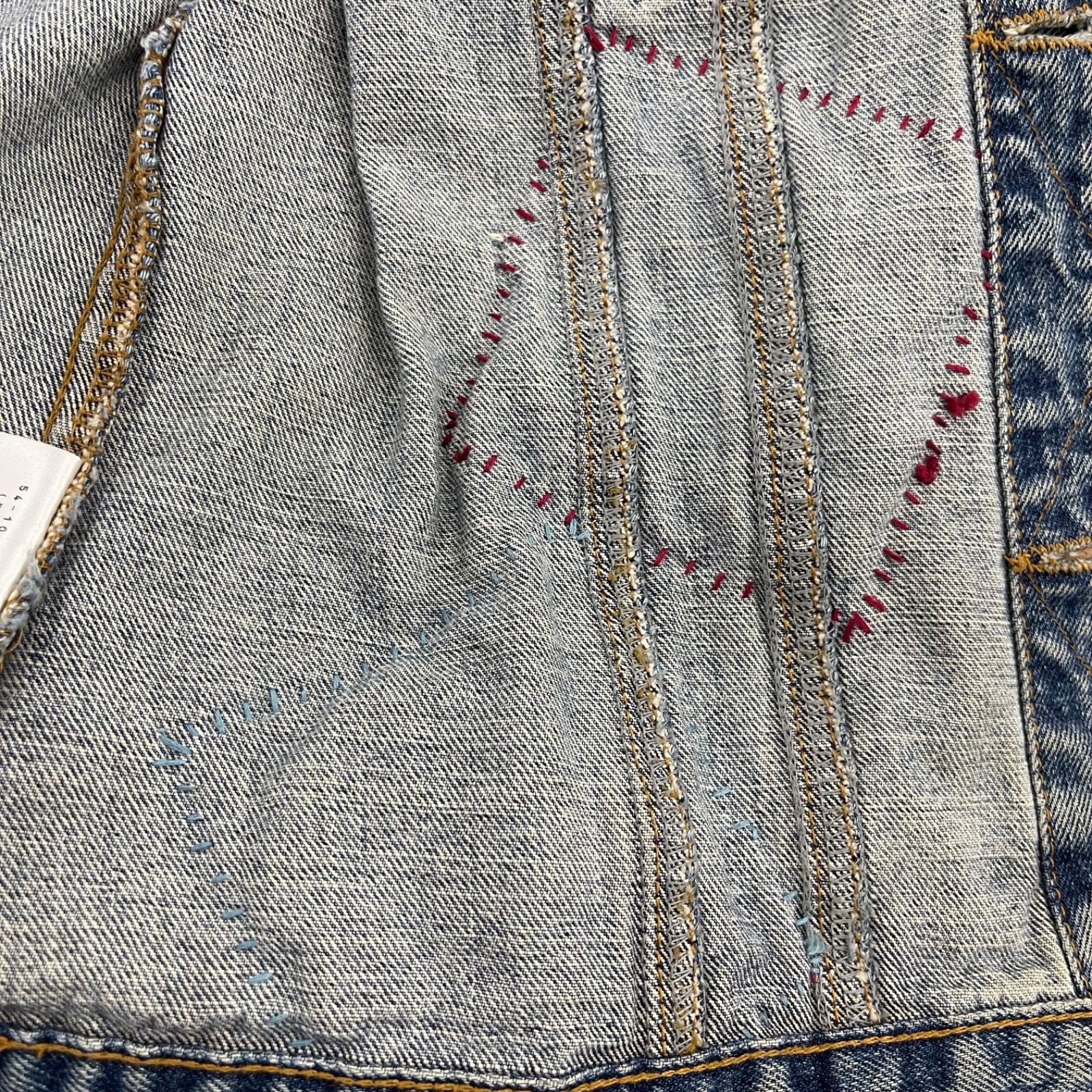 ANNA SUI 刺繍 デニムジャケット Gジャン - メルカリ