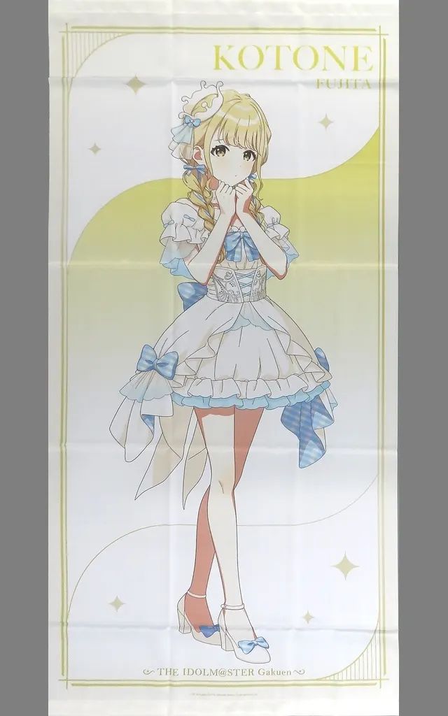 学 【藤田ことね 中古アクリルスタンド 】ローソン タペストリー学園