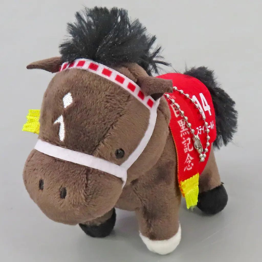 [Used] Plush Toy Mascot Plush Badge Stay Gold Reprint Mascot BC “Thoroughbred Collection”