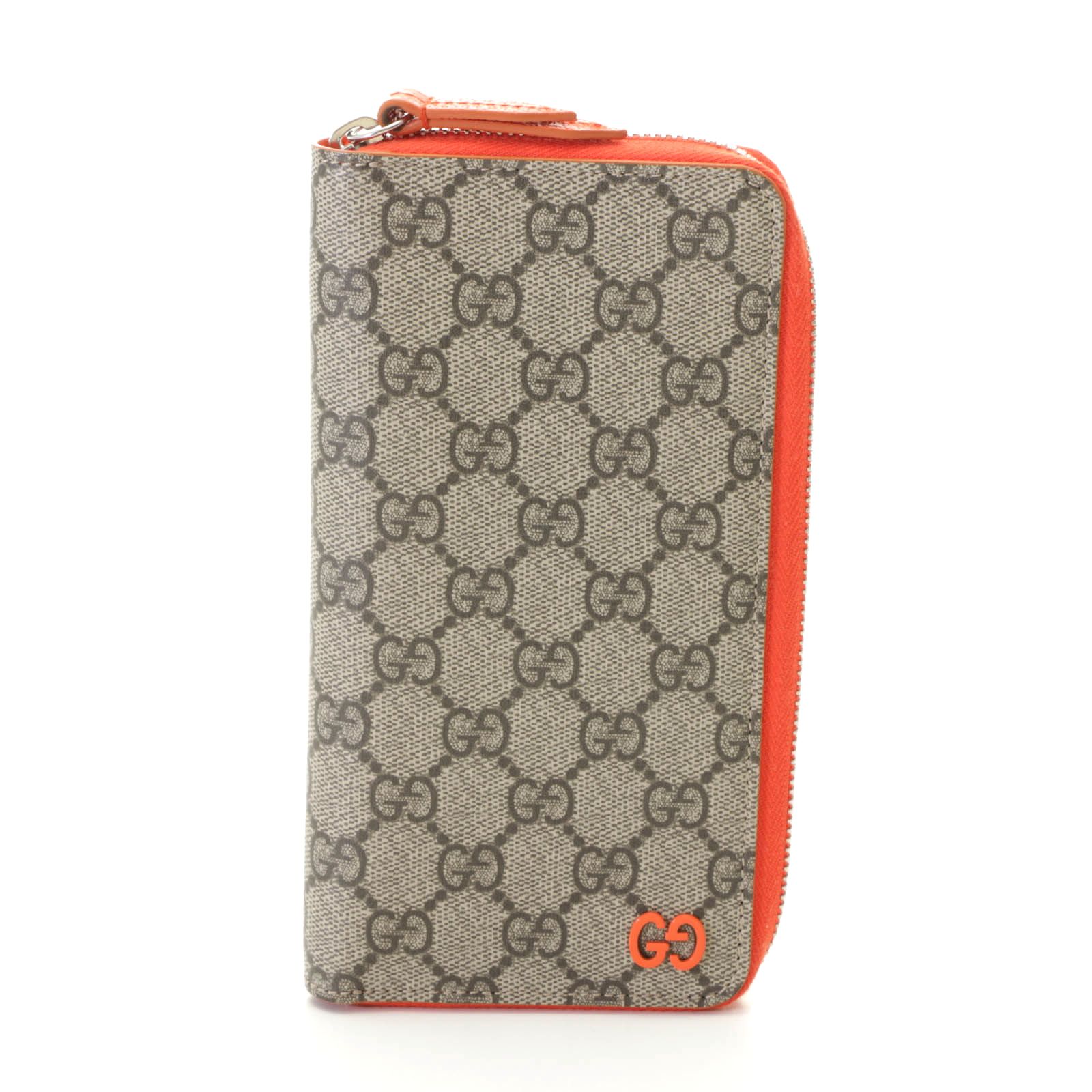 未使用級 GUCCI 二つ折り長財布 ベージュ GGスプリームキャンバス GUCCI グッチ GGスプリーム ジップアラウンドウォレット 822051 長財布