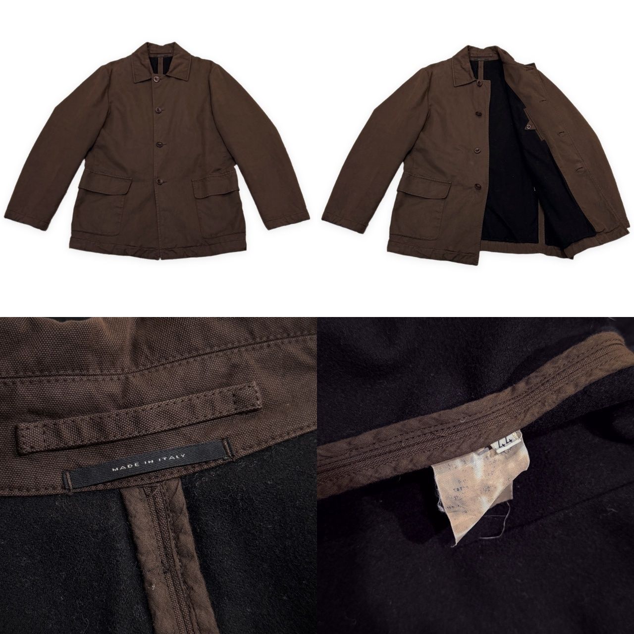 c.p. company 00s ガーメントダイ コート C.P. COMPANY コットンライトキャンバスガーメントダイフランネル