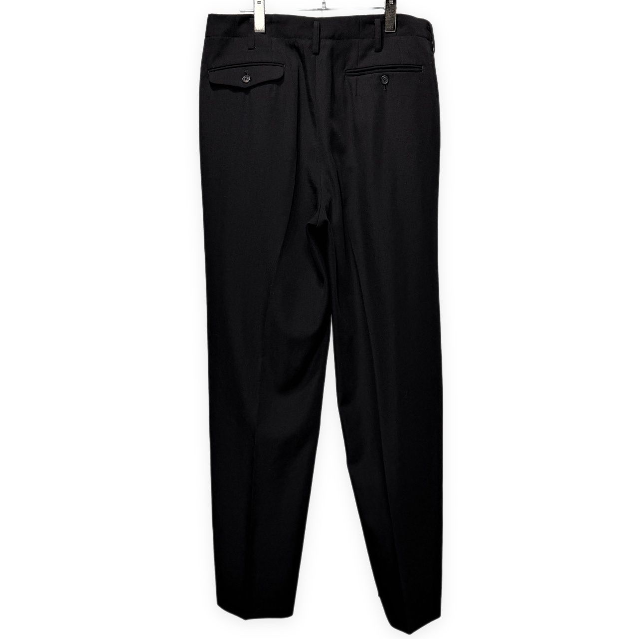 y's ウールギャバパンツ Y's for men ウールギャバジン2タックワイドテーパードスラックス