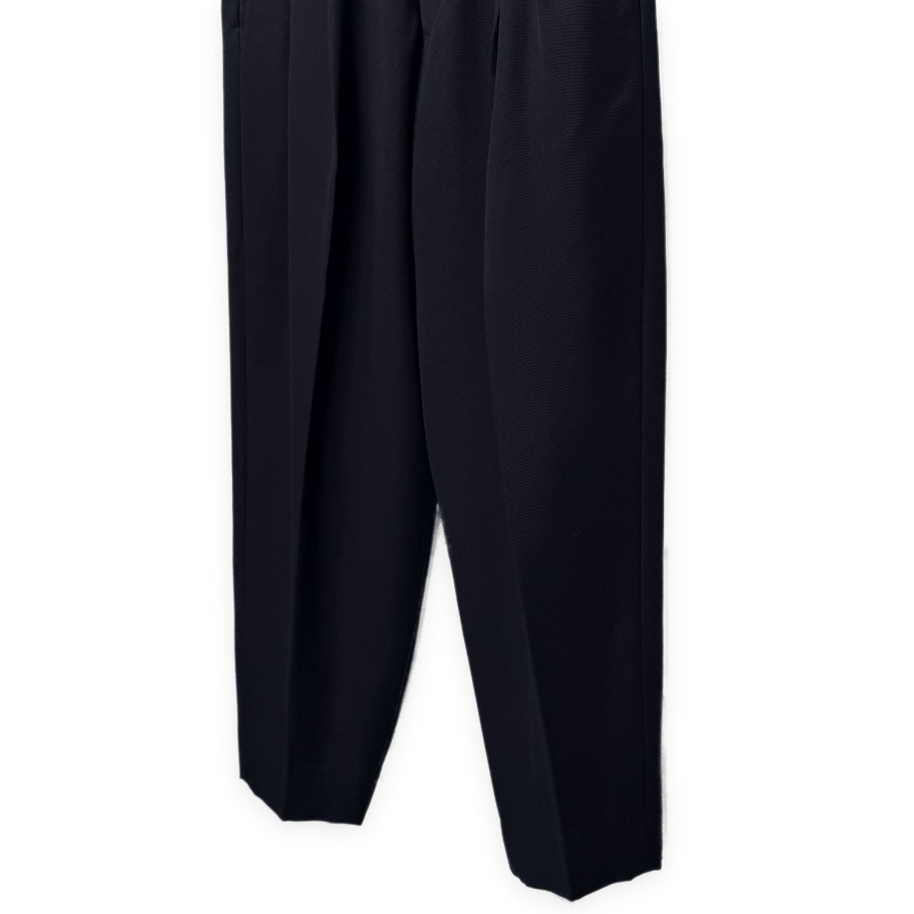Y's for men ウールサージ2タックワイドテーパードスラックス パンツ