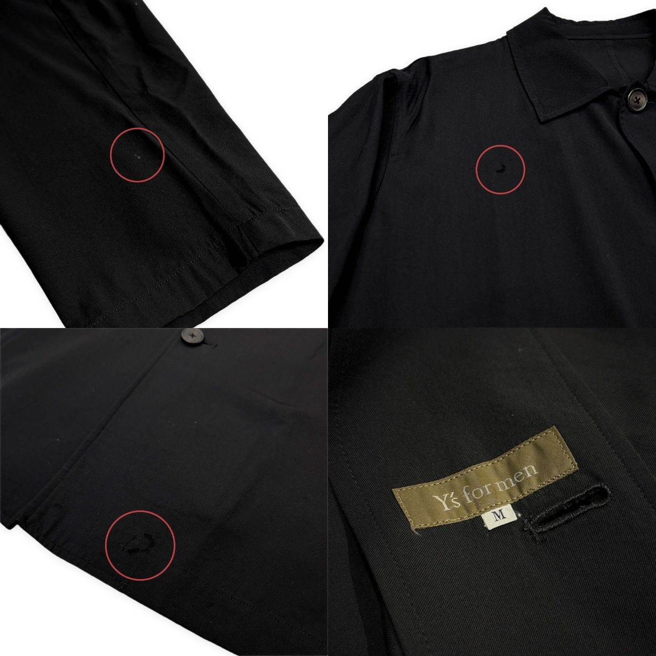 Y's for men ウールギャバジンカバーオールジャケット ブルゾン コート