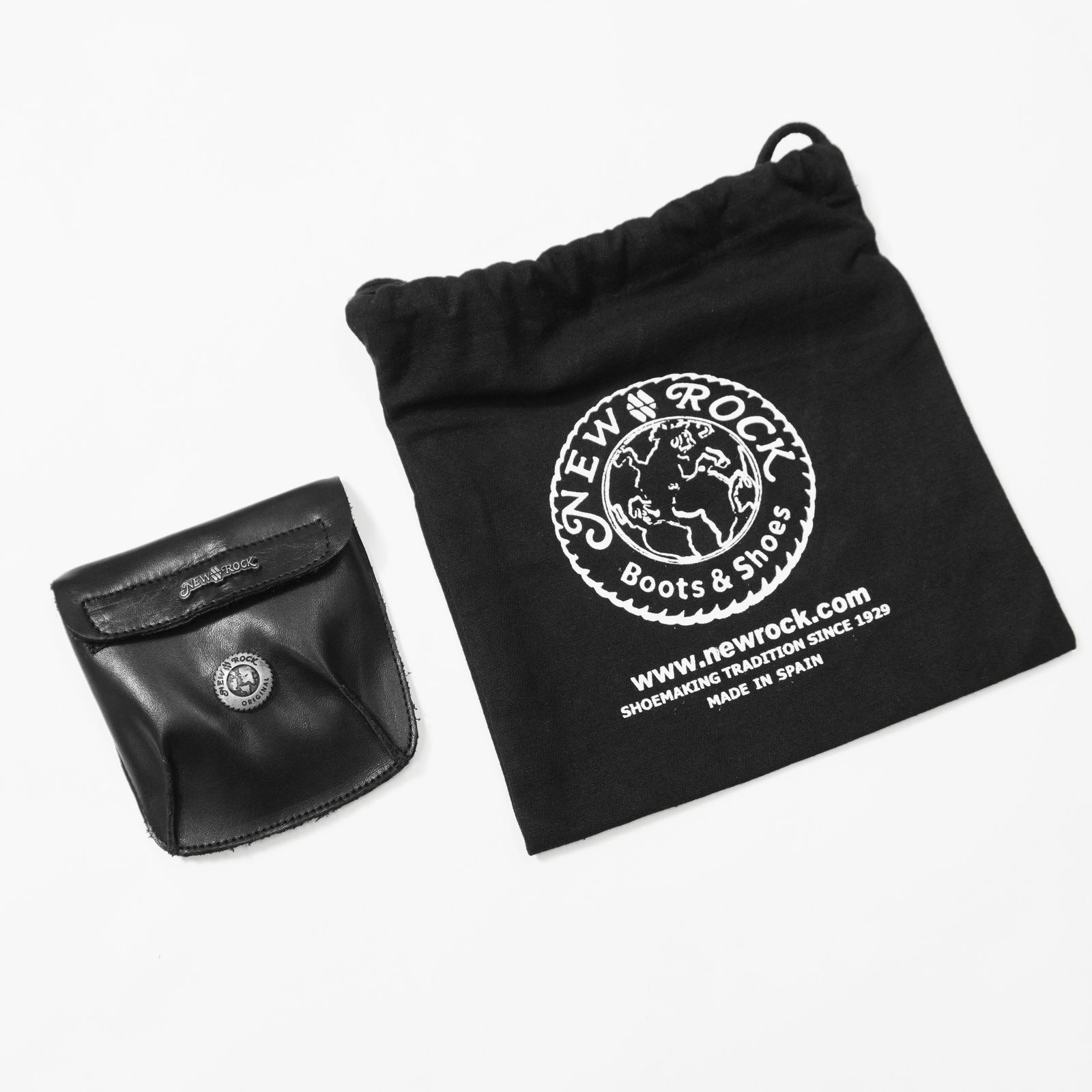 【新品・未使用】 NEW ROCK　ニューロック　レザーポケット　カーゴポケット　 ブーツ用装飾パーツ　シューズアクセサリー　カスタムパーツ　ゴシック