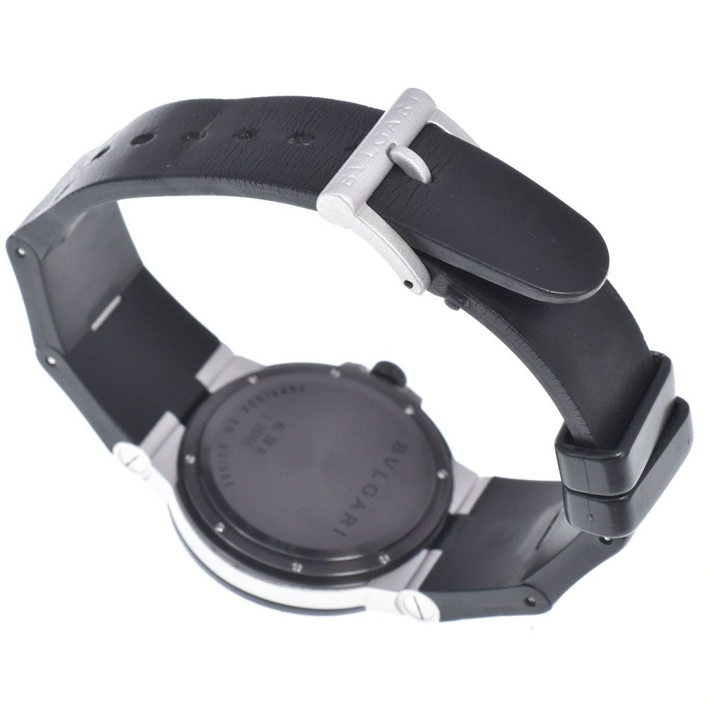 ベルト訳あり ブルガリ BVLGARI AL38A アルミニウム デイト シルバー