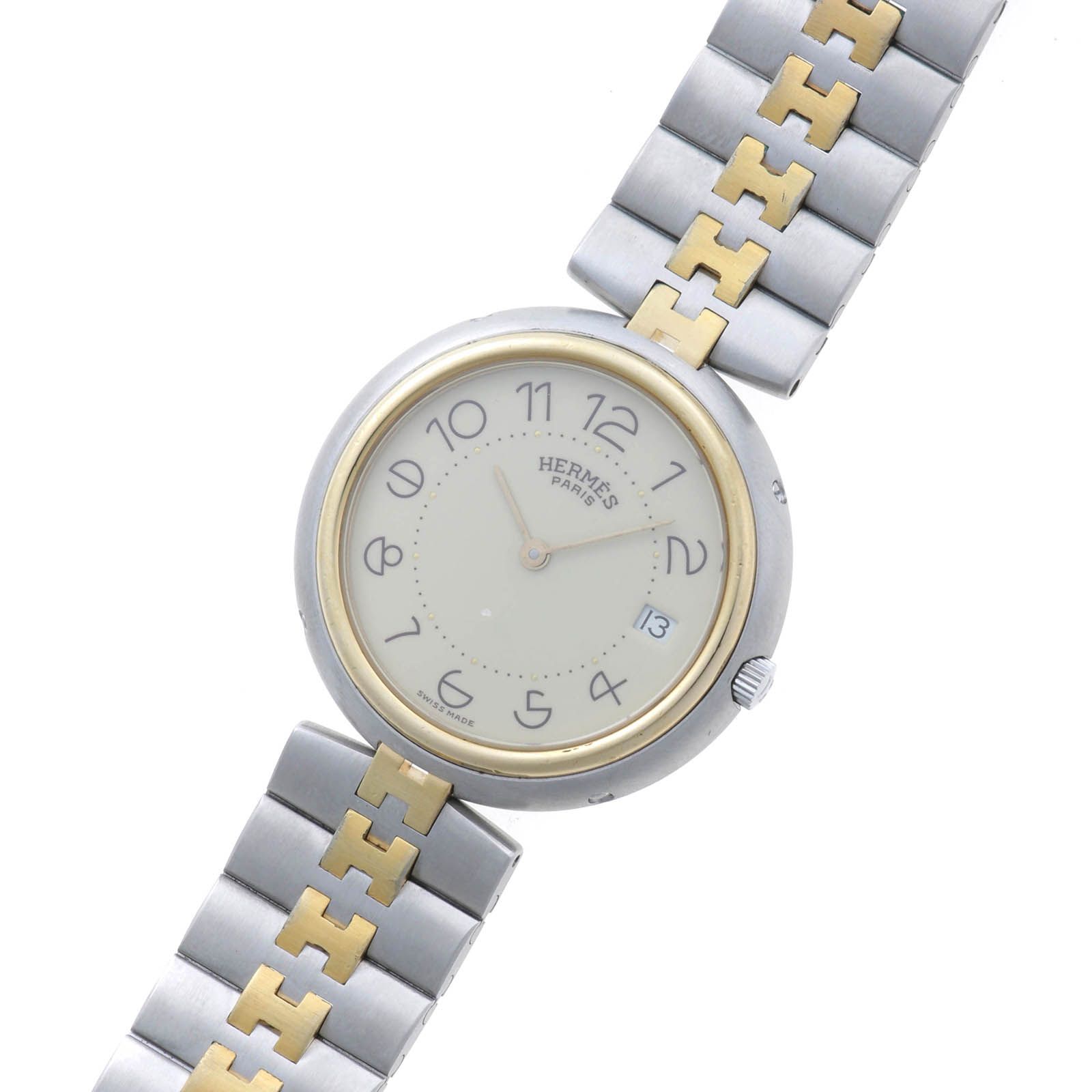HERMES エルメス プロフィール【205】 腕時計 ステンレススチール 