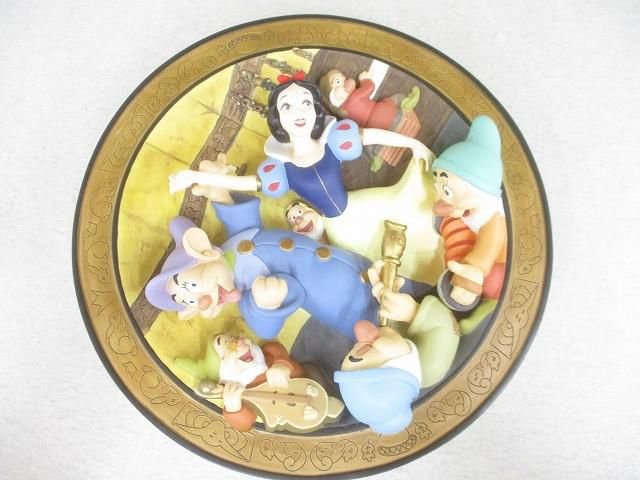 ディズニー 白雪姫 3Dプレート 飾り皿 絵皿 60周年記念 世界10000枚
