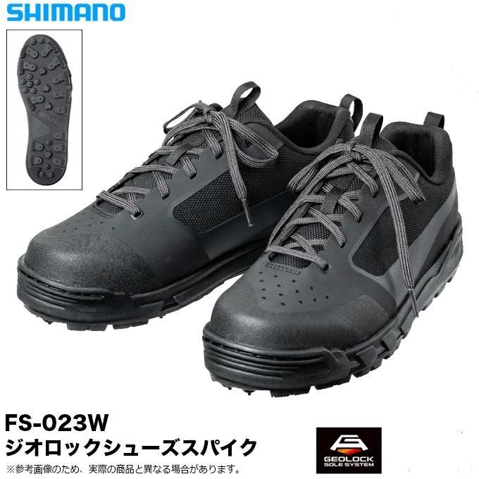 シマノ ジオロックシューズ スパイク FS-023W ブラック 26.5cm