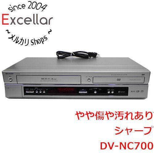 [bn:16] SHARP ビデオ一体型DVDプレーヤー DV-NC700 リモコン付き 11,678円