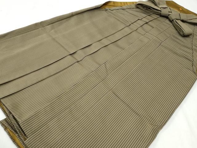 平和屋着物●男性　行灯袴　間道　正絹　逸品　CABI3405yc 26,208円