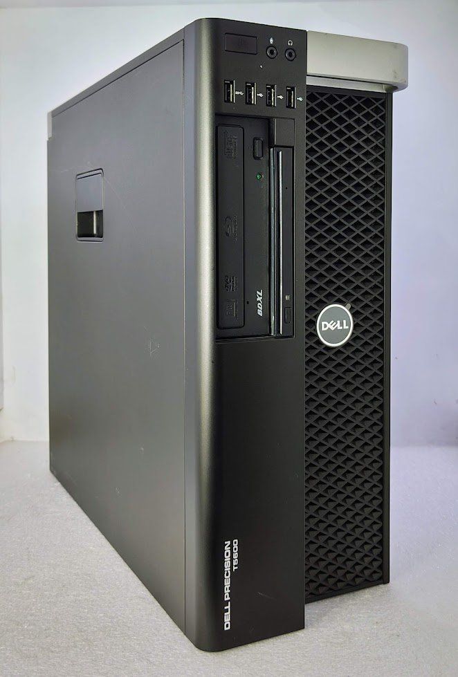 ★[Win11] 16コア 超大容量メモリ タワー型WS Dell Precision T5600 (8コア Xeon E5-2680 2.7GHz ×2/96GB/SSD 256GB+3TB/Quadro K2200)