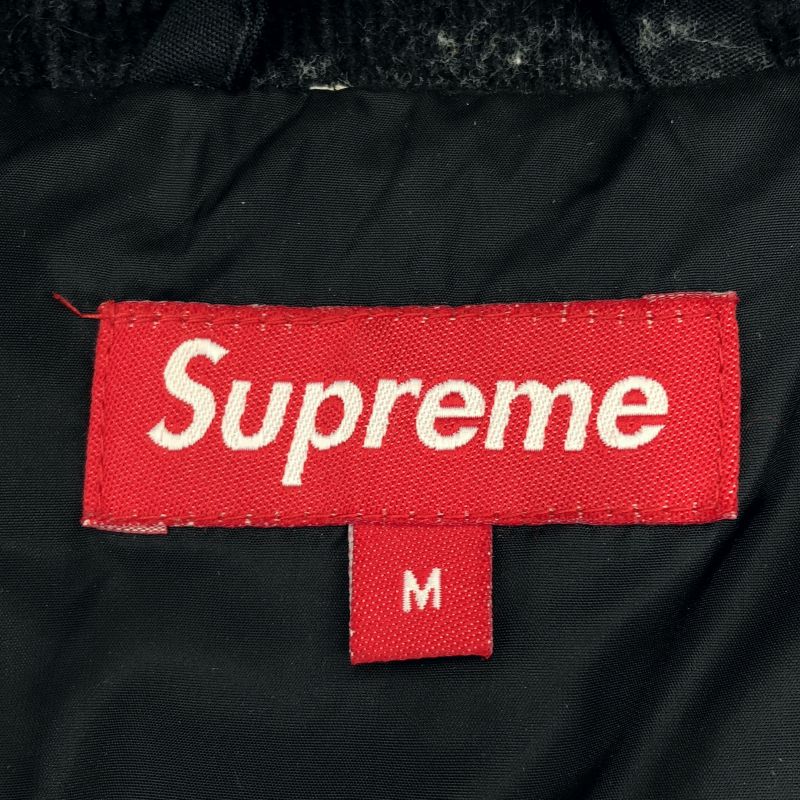 中古】SUPREME 12AW Hooded Down Vest サイズM 黒 シュプリーム[91