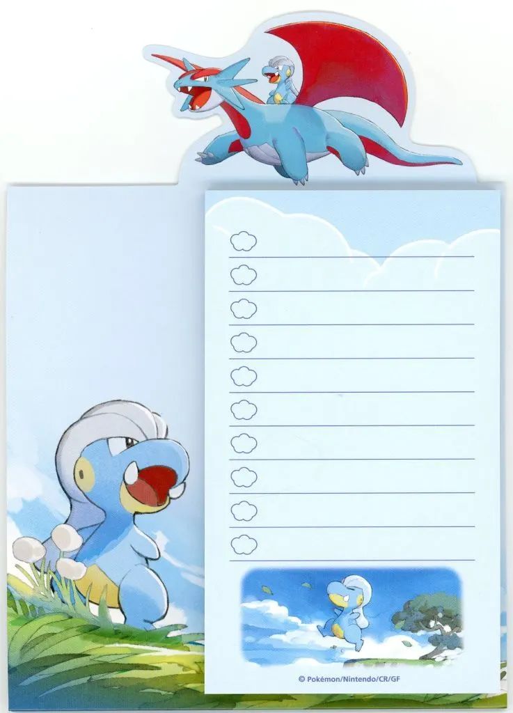 [Used] Notebook/ Memo Pad Soaring Dreams TO DO Sticky Note “Pokemon” Pokemon Center Limited