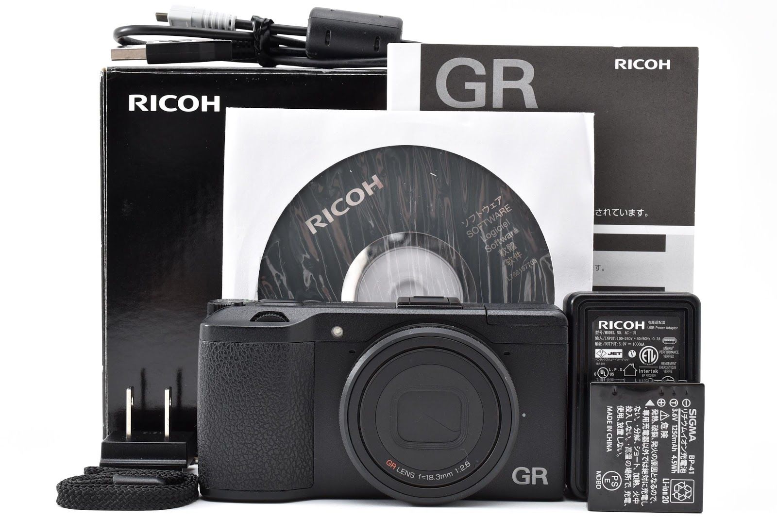 Top quality Ricoh RICOH GR first generation digital camera with original box, shutter count display 0 times #9002