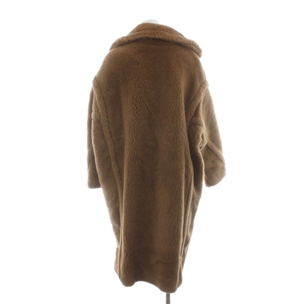 マックスマーラ MAX MARA テディベアコート ロング丈 ボア キャメル 