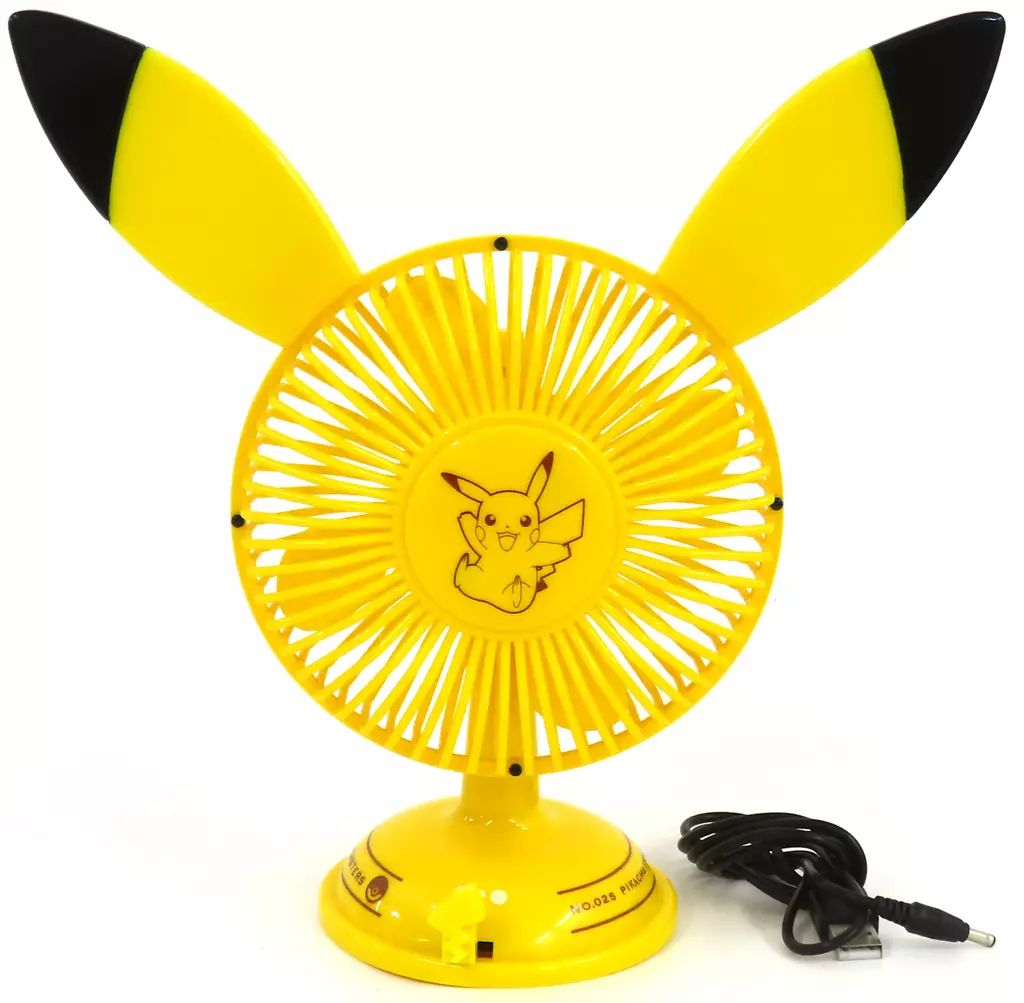 [Used] Home Appliance Supply Pikachu Premium USB Fan “Pokémon Sun & Moon”