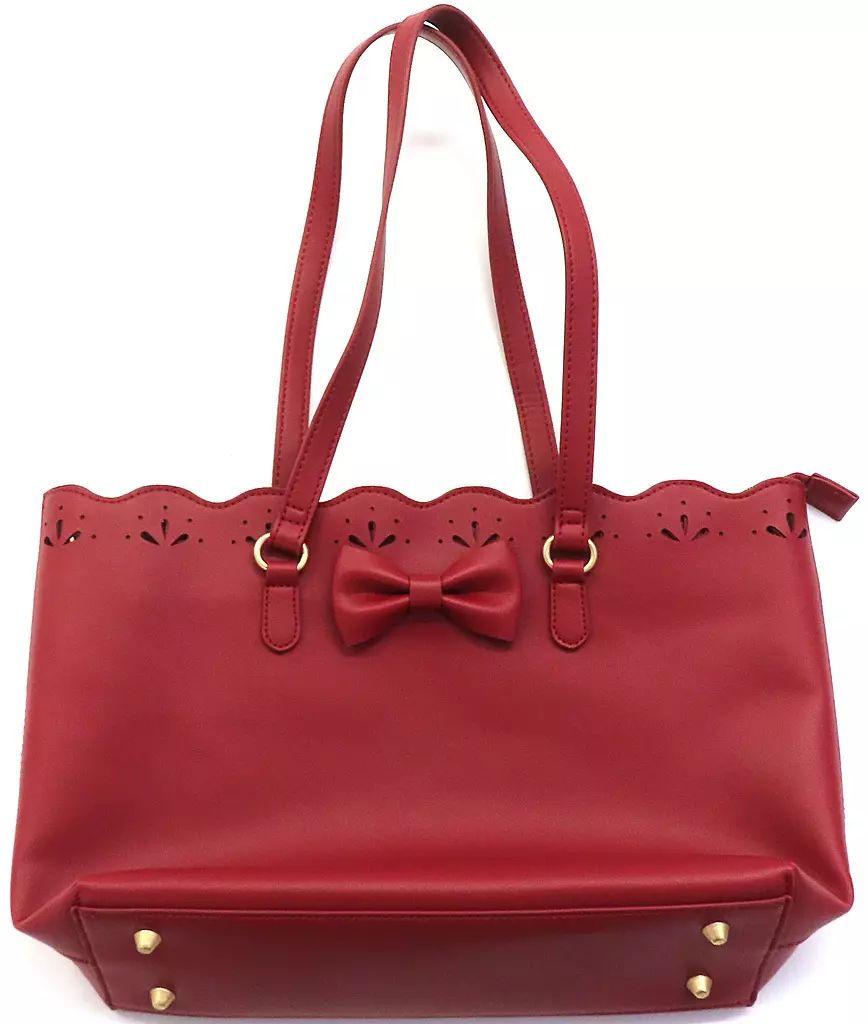 [Used] bag Misako Aoki x Hello Kitty tote bag dark red “Aoki Misako x Shimamura x Sanrio Characters”