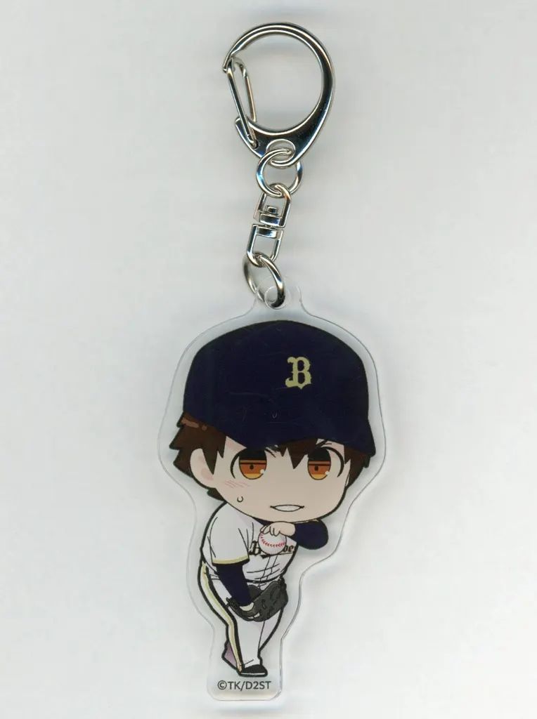 [Used] Key Holder Eijun Sawamura “Buffaloes x Diamond A Secret Acrylic Key Holder”