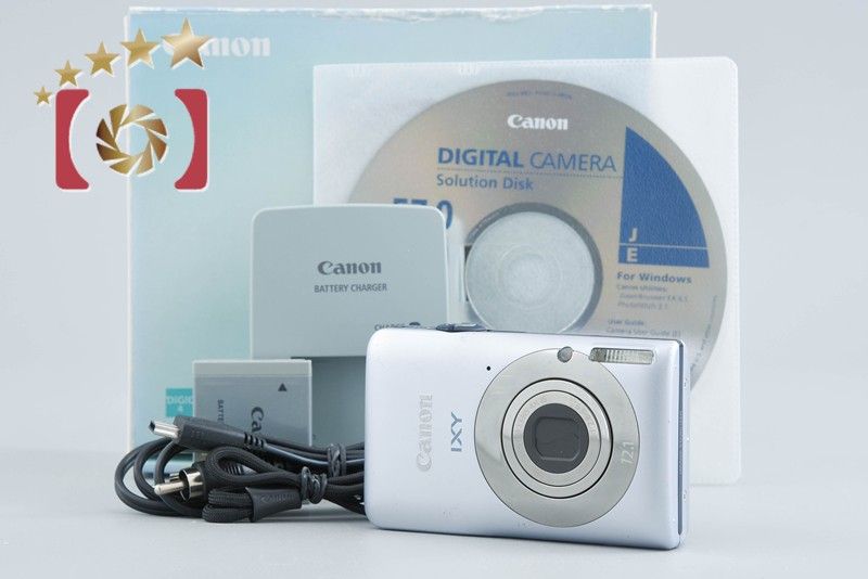 [중고] 캐논 캐논 IXY 200F 실버 컴팩트 디지털 카메라 (오리지널 박스 포함)
