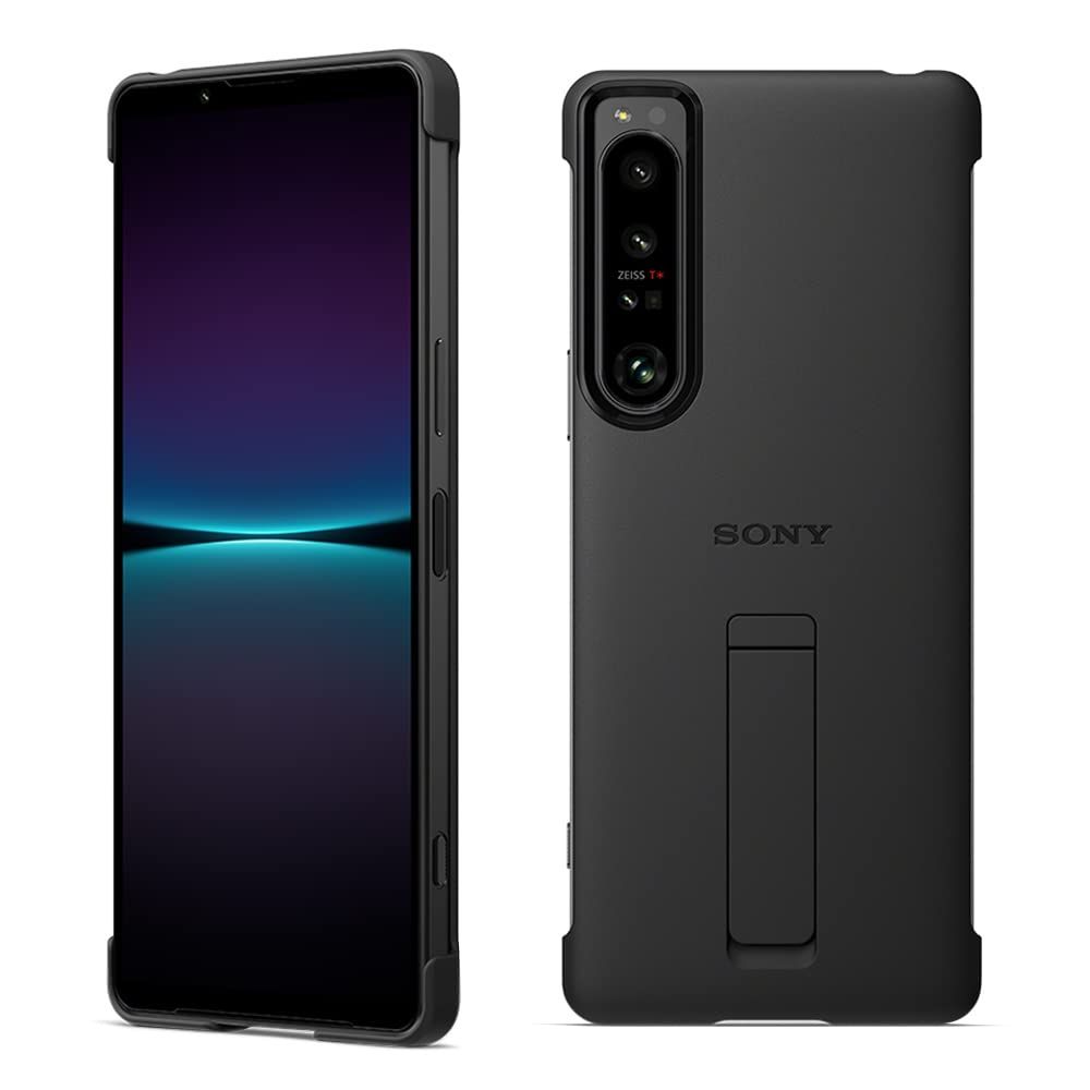ソニー純正 国内正規品 Xperia 1 IV SO-51C SOG06 専用 ケース カバー スタンド搭載 IPX5/8 防水 スタイルカバーウィズスタンド Style Cover with Stand ブラック エクスペリア XQZ-CBCT/BJPCX