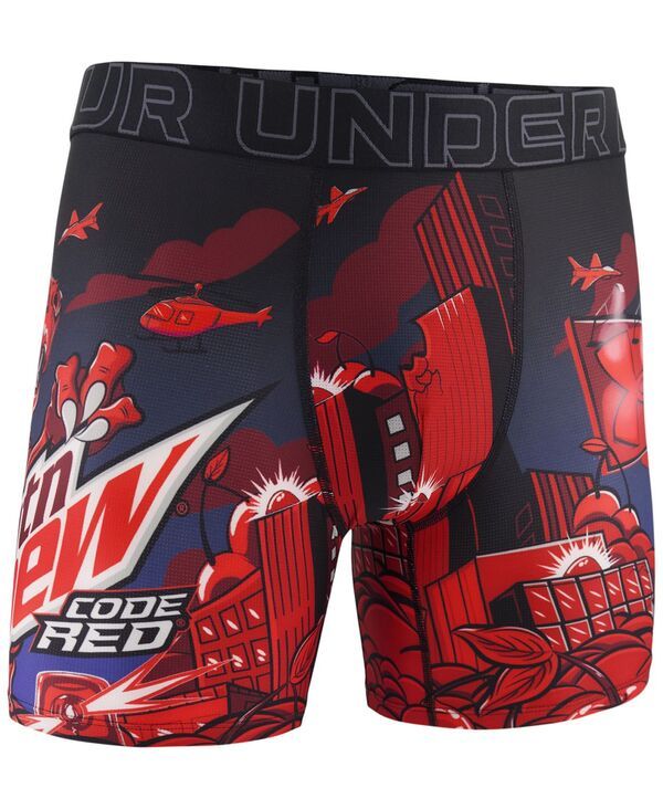 アンダーアーマー メンズ アンダーウェア ボクサーパンツ プリント メッシュ Under Armour Mens Mountain Dew Printed Performance Tech Mesh 7,285円