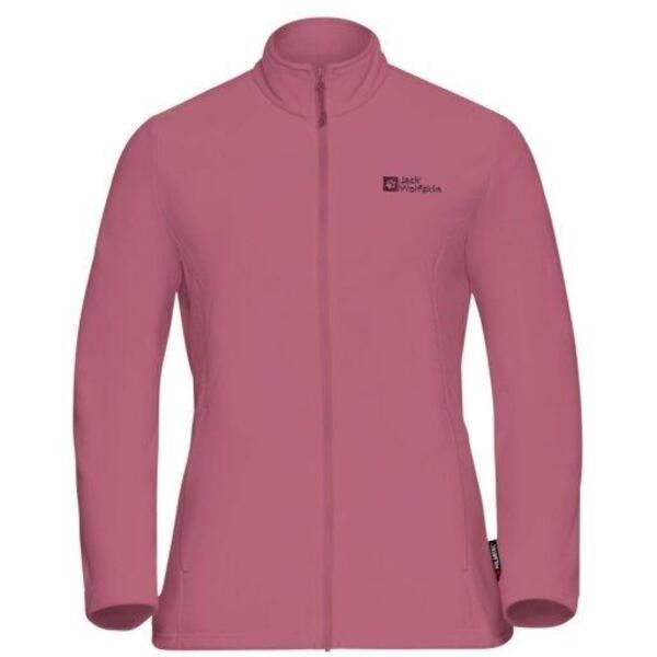 ジャックウルフスキン レディース アンダーウェア ナイトウェア フリース Jack Wolfskin Womens JW Taunus FullZip Fleece Raisin