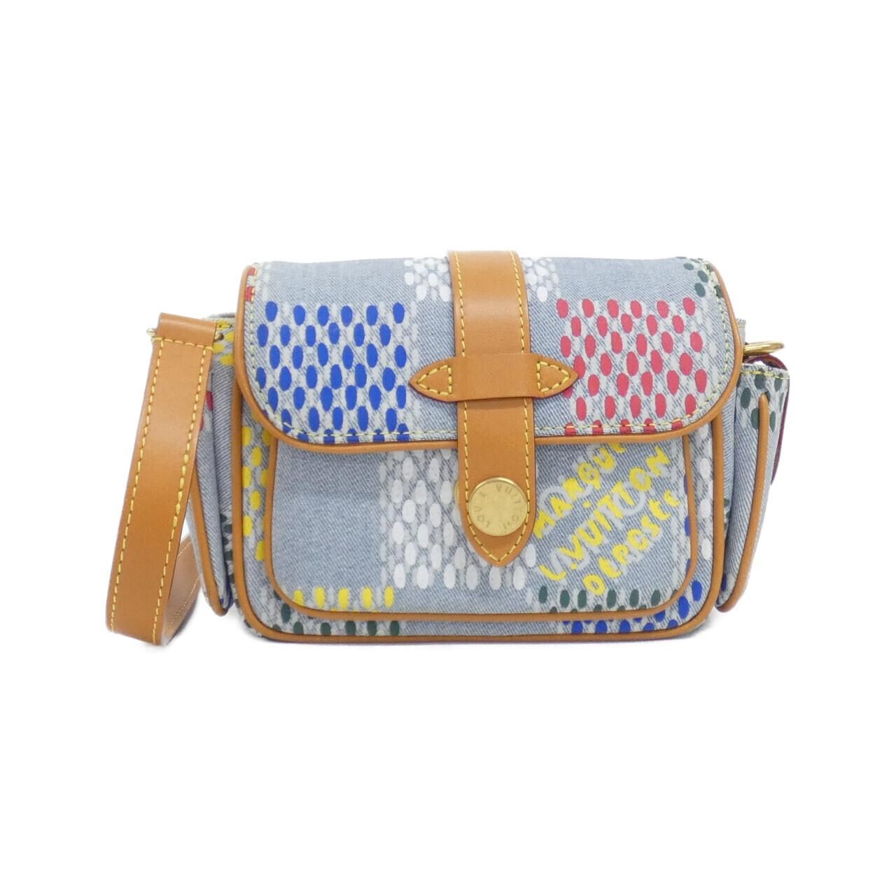 Louis Vuitton LV Verse (Damier Denim) Cargo Wearable Wallet N00134 Shoulder Bag