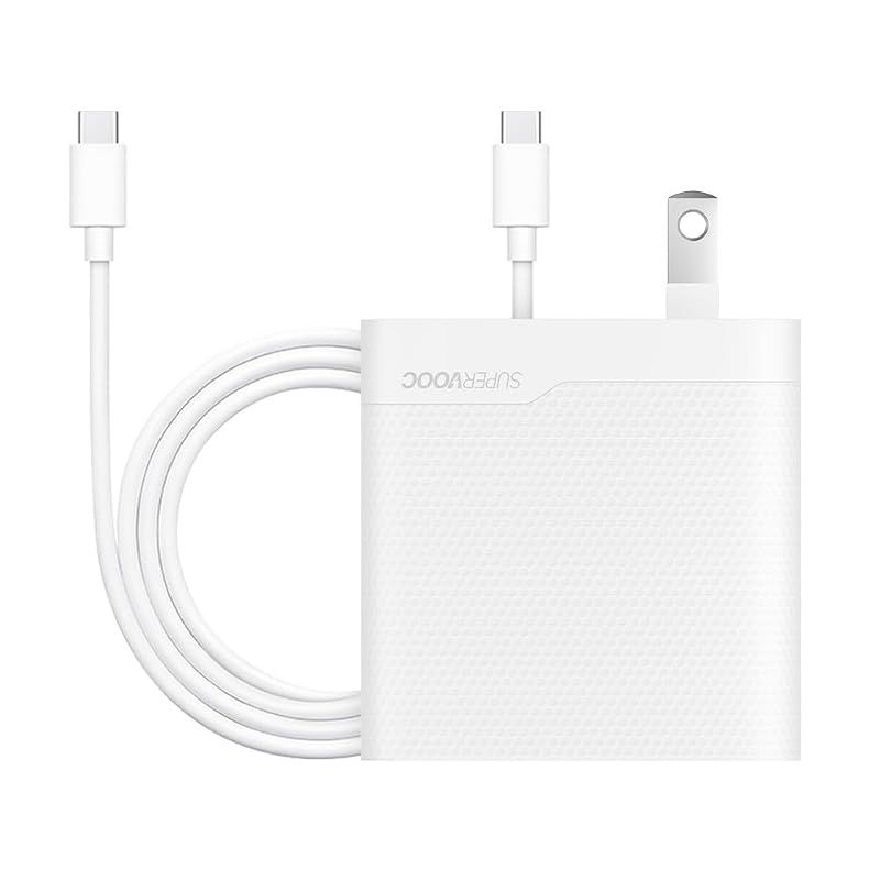【新品】 OPPO SUPERVOOC 67W デュアルポート急速充電アダプター（Type-C to Type-Cケーブル付き） 0