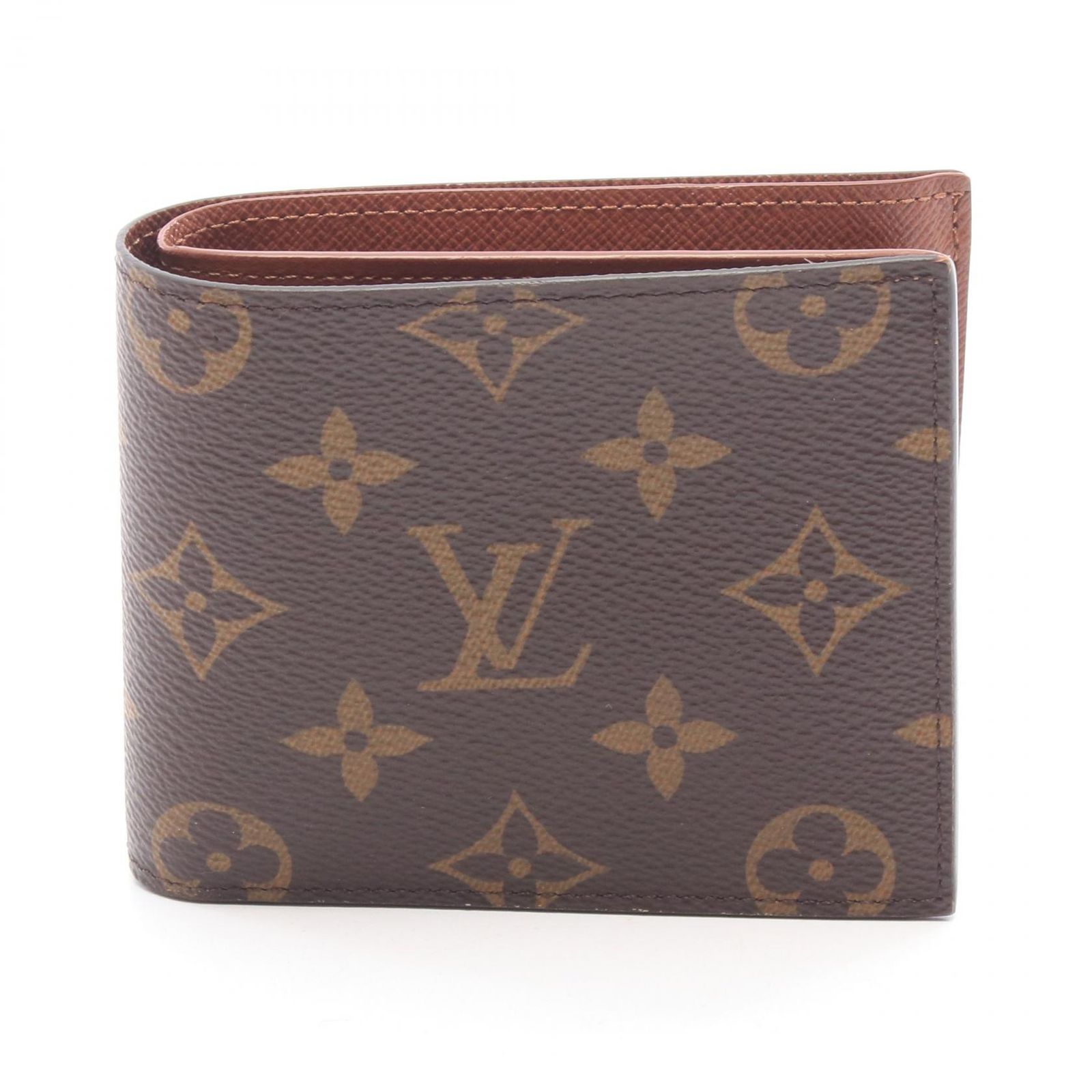 ルイ・ヴィトン LOUIS VUITTON 二つ折り財布 ポルトフォイユ マルコNM モノグラム M62288 PVCコーティングキャンバス ポルトフォイユ・マルコ NM メンズ Used A